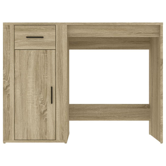 Birou, stejar sonoma, 100x49x75 cm, lemn prelucrat - WALTI WALTI