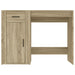 Birou, stejar sonoma, 100x49x75 cm, lemn prelucrat - WALTI WALTI