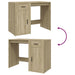 Birou, stejar sonoma, 100x49x75 cm, lemn prelucrat - WALTI WALTI