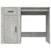 Birou, gri beton, 100x49x75 cm, lemn prelucrat - WALTI WALTI