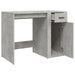 Birou, gri beton, 100x49x75 cm, lemn prelucrat - WALTI WALTI