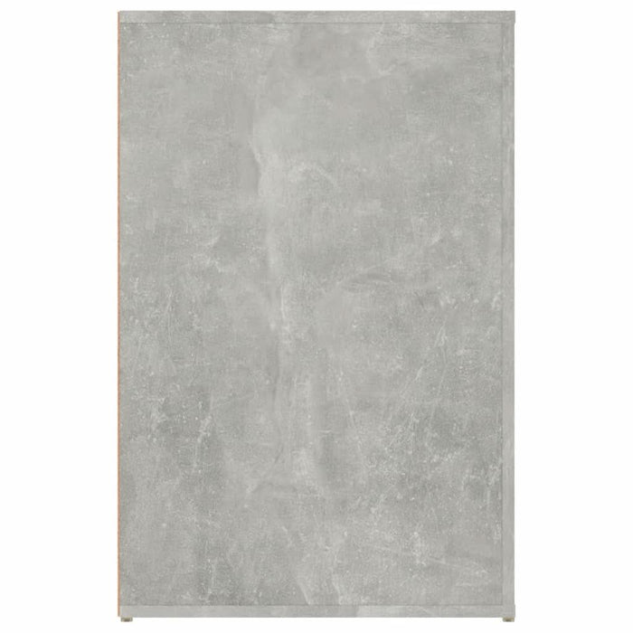 Birou, gri beton, 100x49x75 cm, lemn prelucrat - WALTI WALTI