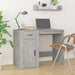 Birou, gri beton, 100x49x75 cm, lemn prelucrat - WALTI WALTI