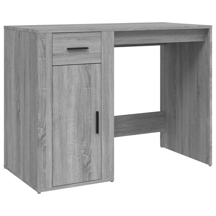 Birou, gri sonoma, 100x49x75 cm, lemn prelucrat - WALTI WALTI