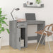 Birou, gri sonoma, 100x49x75 cm, lemn prelucrat - WALTI WALTI