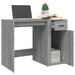 Birou, gri sonoma, 100x49x75 cm, lemn prelucrat - WALTI WALTI