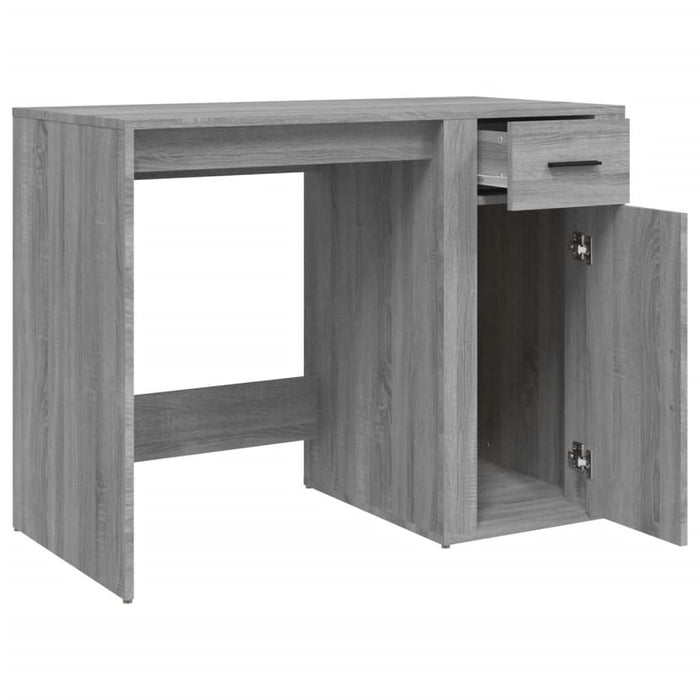 Birou, gri sonoma, 100x49x75 cm, lemn prelucrat - WALTI WALTI