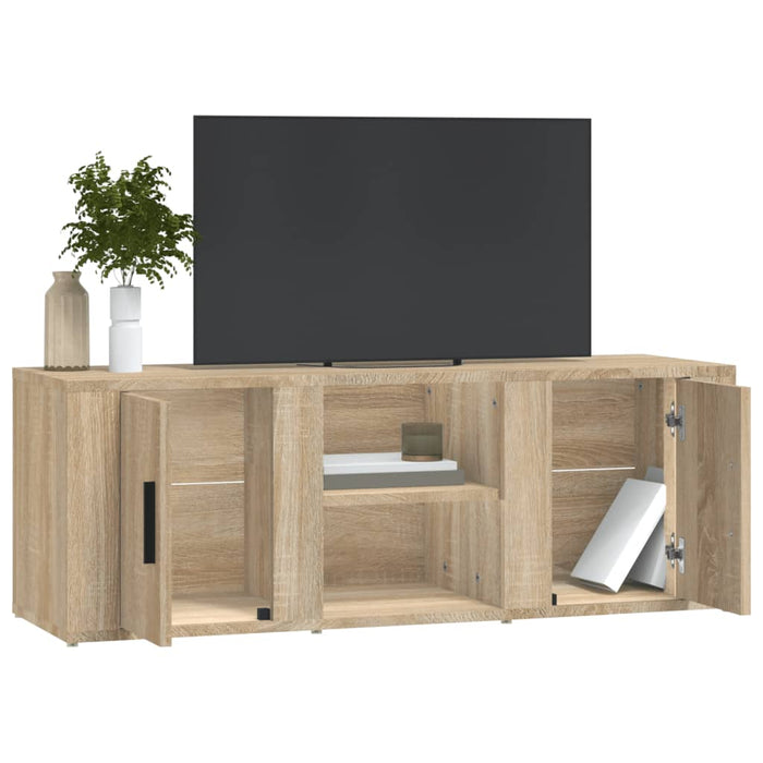 Comodă TV, stejar sonoma, 100x31,5x35 cm, lemn prelucrat - WALTI WALTI