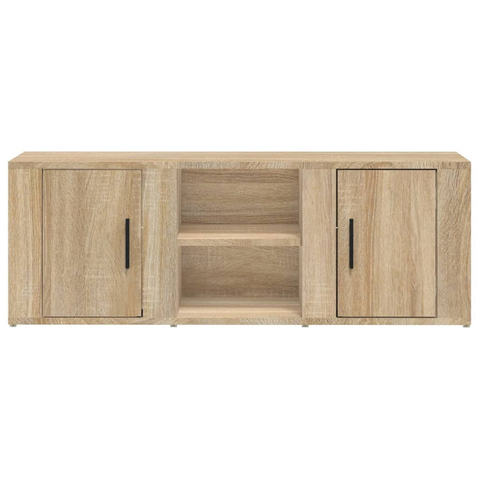 Comodă TV, stejar sonoma, 100x31,5x35 cm, lemn prelucrat - WALTI WALTI