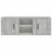 Comodă TV, gri beton, 100x31,5x35 cm, lemn prelucrat - WALTI WALTI
