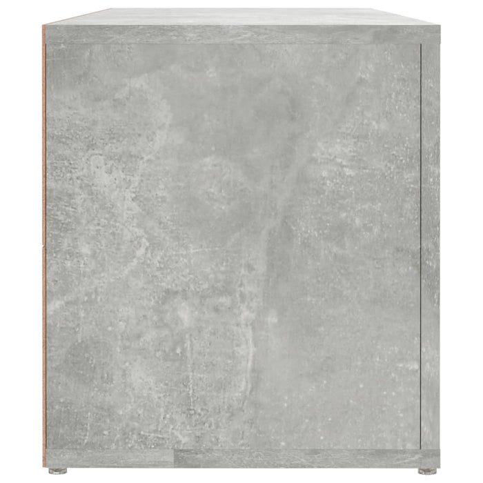 Comodă TV, gri beton, 100x31,5x35 cm, lemn prelucrat - WALTI WALTI