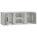 Comodă TV, gri beton, 100x31,5x35 cm, lemn prelucrat - WALTI WALTI