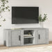 Comodă TV, gri beton, 100x31,5x35 cm, lemn prelucrat - WALTI WALTI