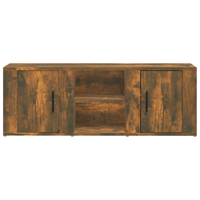 Comodă TV, stejar fumuriu, 100x31,5x35 cm, lemn prelucrat WALTI