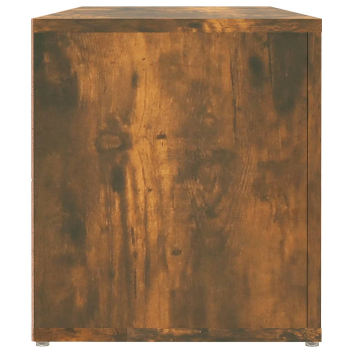 Comodă TV, stejar fumuriu, 100x31,5x35 cm, lemn prelucrat WALTI