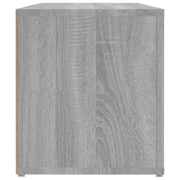 Comodă TV, gri sonoma, 100x31,5x35 cm, lemn prelucrat WALTI