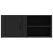 Comode TV, 2 buc., negru, 80x31,5x36 cm, lemn prelucrat - WALTI WALTI