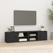 Comode TV, 2 buc., negru, 80x31,5x36 cm, lemn prelucrat - WALTI WALTI