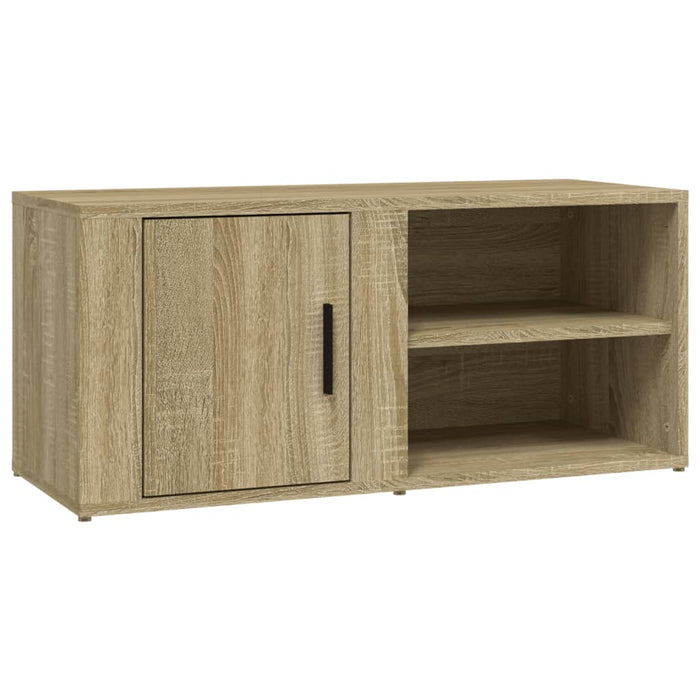 Comode TV, 2 buc., stejar sonoma, 80x31,5x36 cm, lemn prelucrat WALTI