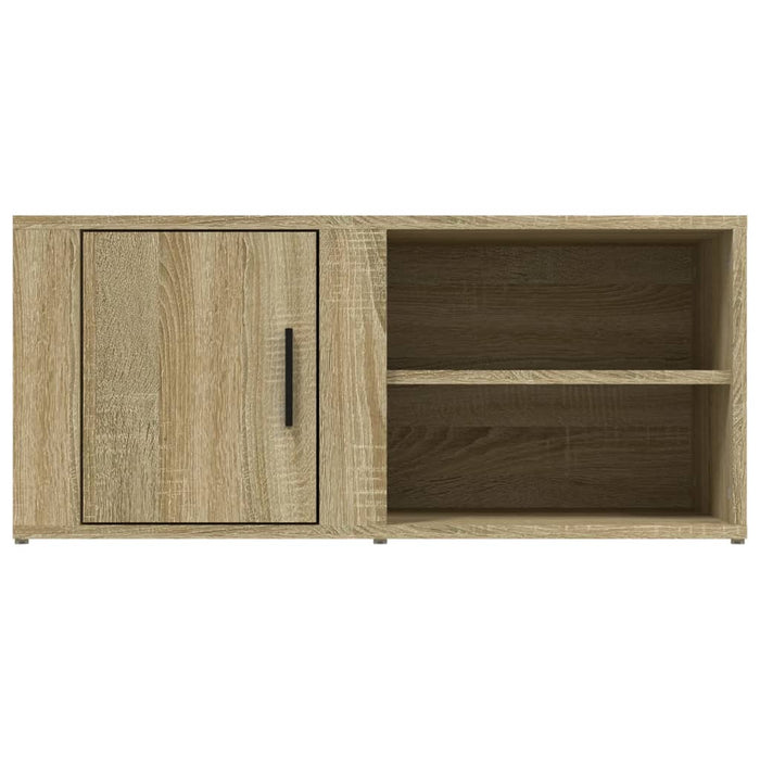 Comode TV, 2 buc., stejar sonoma, 80x31,5x36 cm, lemn prelucrat WALTI