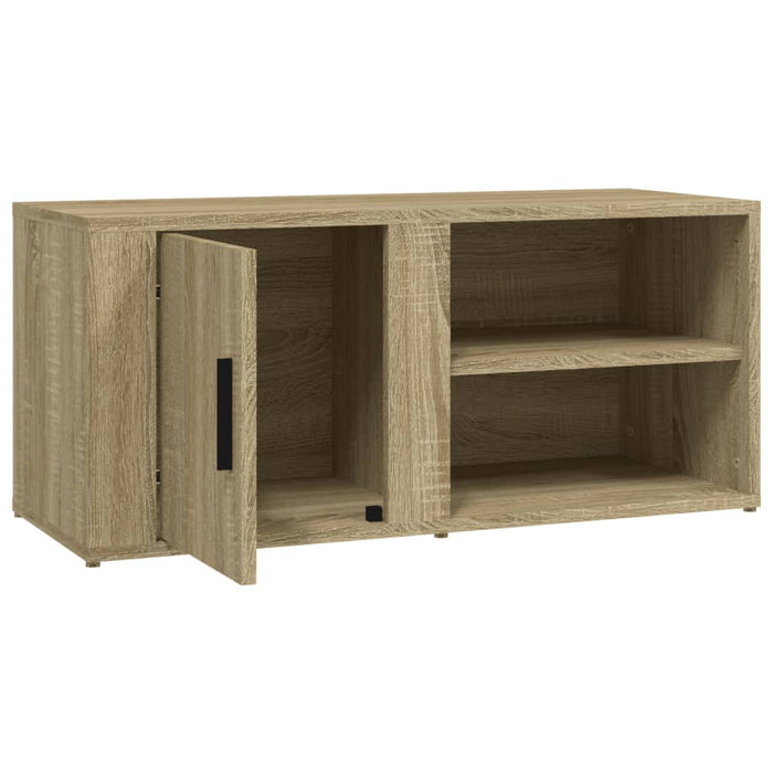 Comode TV, 2 buc., stejar sonoma, 80x31,5x36 cm, lemn prelucrat WALTI