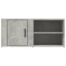 Comode TV, 2 buc., gri beton, 80x31,5x36 cm, lemn prelucrat - WALTI WALTI