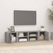 Comode TV, 2 buc., gri sonoma, 80x31,5x36 cm, lemn prelucrat - WALTI WALTI