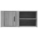 Comode TV, 2 buc., gri sonoma, 80x31,5x36 cm, lemn prelucrat - WALTI WALTI