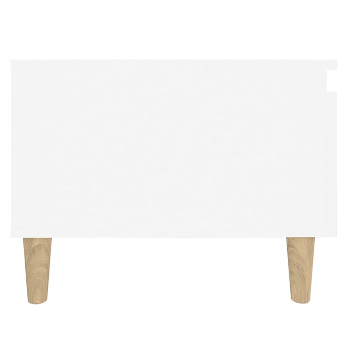 Mese laterale, 2 buc., alb, 50x46x35 cm, lemn compozit - WALTI WALTI