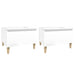 Mese laterale 2 buc. alb extralucios 50x46x35 cm lemn compozit - WALTI WALTI