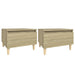 Mese laterale 2 buc. stejar sonoma 50x46x35 cm lemn compozit - WALTI WALTI
