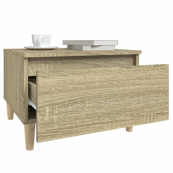 Mese laterale 2 buc. stejar sonoma 50x46x35 cm lemn compozit - WALTI WALTI