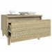 Mese laterale 2 buc. stejar sonoma 50x46x35 cm lemn compozit - WALTI WALTI