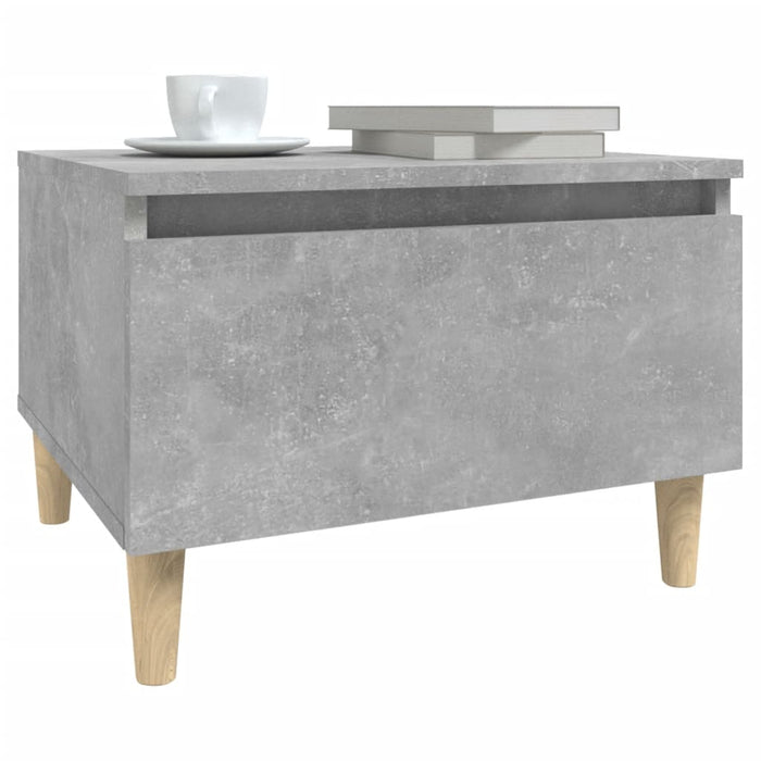 Mese laterale, 2 buc., gri beton, 50x46x35 cm, lemn compozit - WALTI WALTI