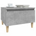 Mese laterale, 2 buc., gri beton, 50x46x35 cm, lemn compozit - WALTI WALTI