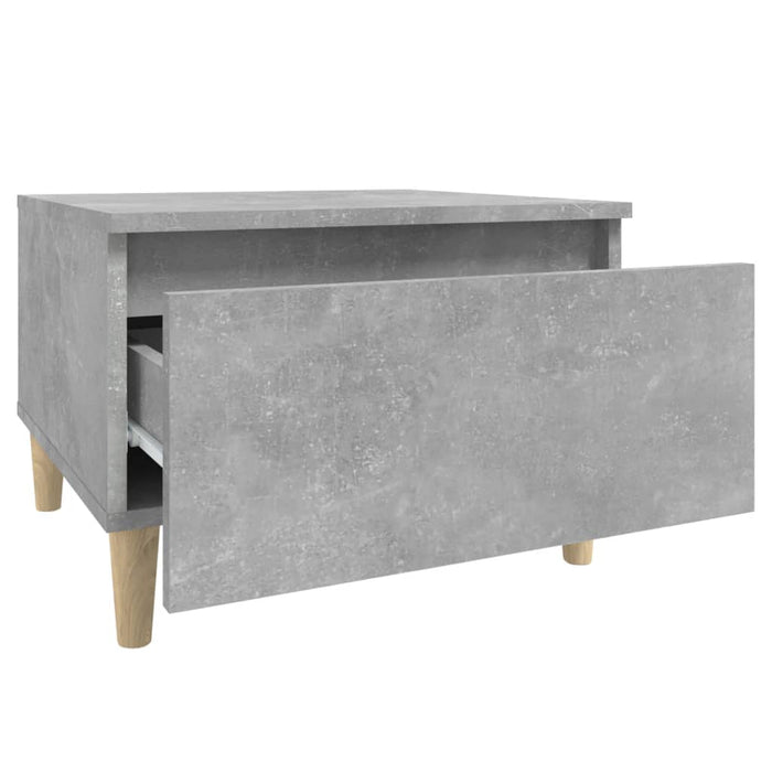 Mese laterale, 2 buc., gri beton, 50x46x35 cm, lemn compozit - WALTI WALTI
