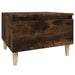 Mese laterale 2 buc. stejar fumuriu 50x46x35 cm lemn compozit - WALTI WALTI
