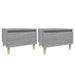 Mese laterale 2 buc. gri sonoma 50x46x35 cm lemn compozit - WALTI WALTI