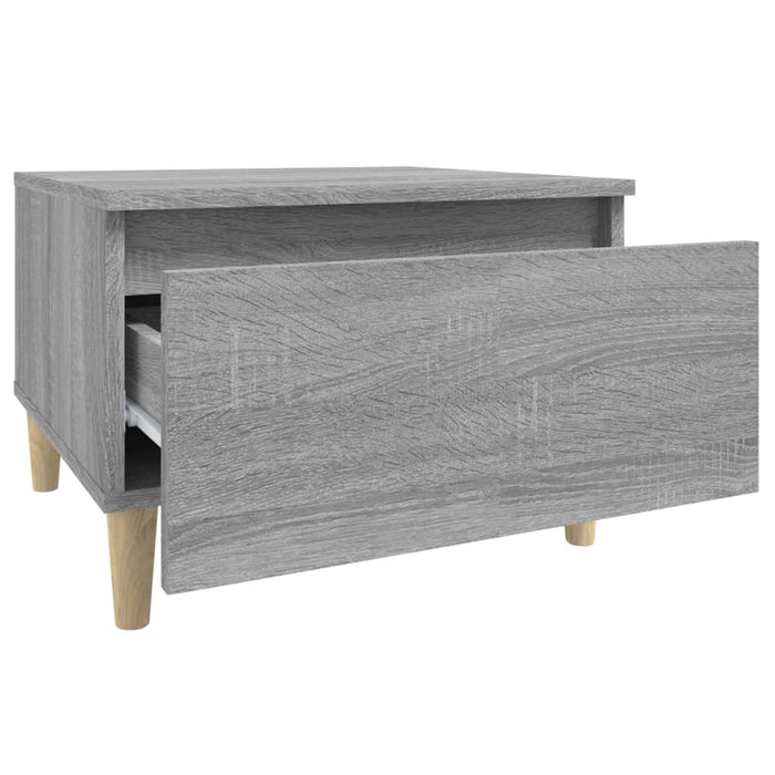 Mese laterale 2 buc. gri sonoma 50x46x35 cm lemn compozit - WALTI WALTI