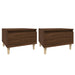 Mese laterale 2 buc. stejar maro 50x46x35 cm lemn compozit - WALTI WALTI
