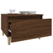 Mese laterale 2 buc. stejar maro 50x46x35 cm lemn compozit - WALTI WALTI