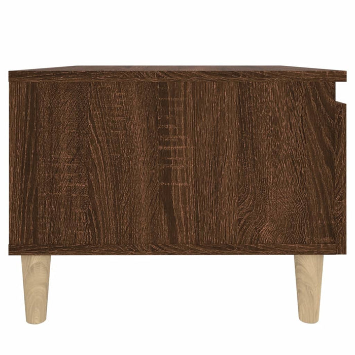 Mese laterale 2 buc. stejar maro 50x46x35 cm lemn compozit - WALTI WALTI