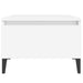 Mese laterale, 2 buc., alb, 50x46x35 cm, lemn compozit - WALTI WALTI
