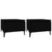 Mese laterale, 2 buc., negru, 50x46x35 cm, lemn compozit - WALTI WALTI