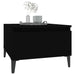 Mese laterale, 2 buc., negru, 50x46x35 cm, lemn compozit - WALTI WALTI
