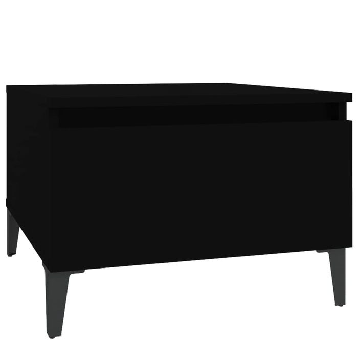 Mese laterale, 2 buc., negru, 50x46x35 cm, lemn compozit - WALTI WALTI