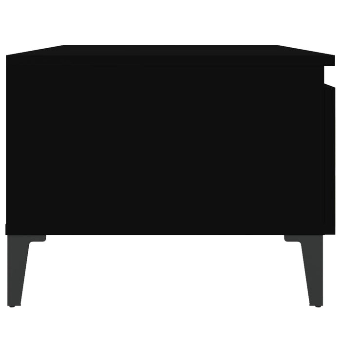 Mese laterale, 2 buc., negru, 50x46x35 cm, lemn compozit - WALTI WALTI