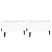 Mese laterale 2 buc. alb extralucios 50x46x35 cm lemn compozit - WALTI WALTI