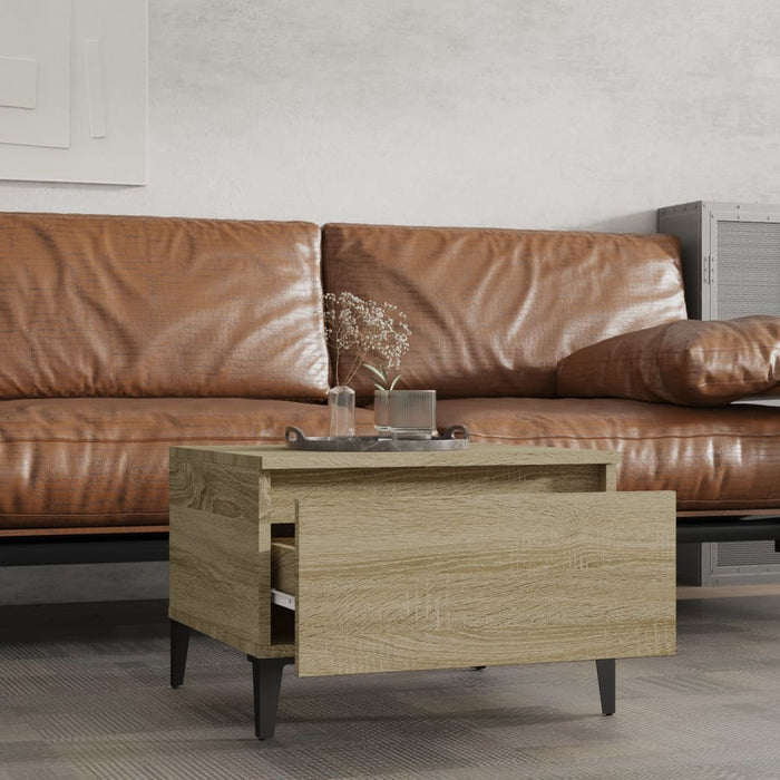Mese laterale 2 buc. stejar sonoma 50x46x35 cm lemn compozit - WALTI WALTI