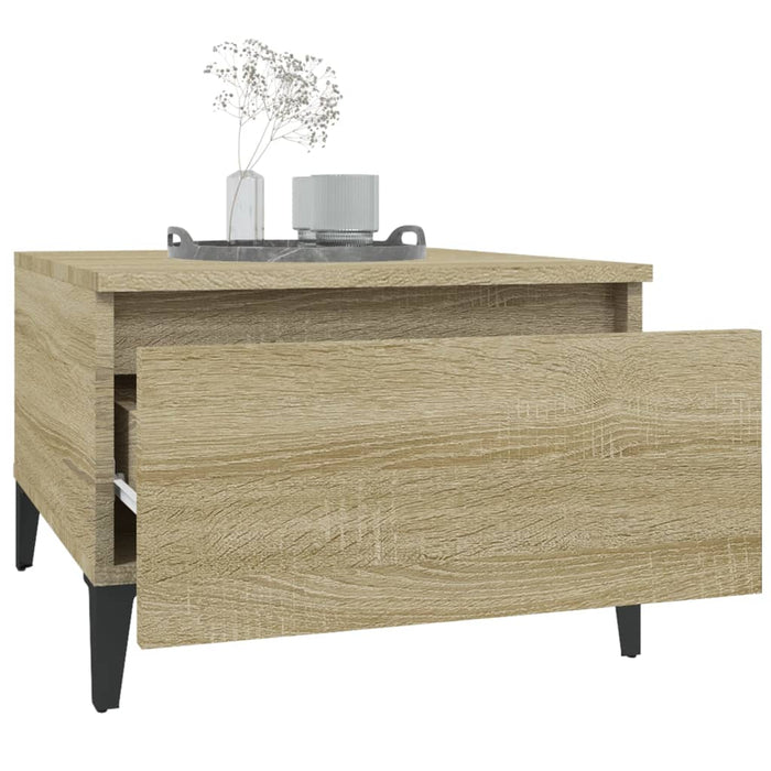 Mese laterale 2 buc. stejar sonoma 50x46x35 cm lemn compozit - WALTI WALTI